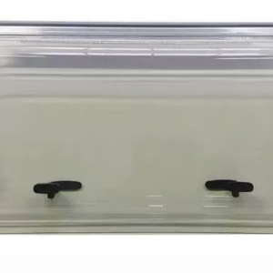 Cristal Compatible Ventana Abatible Polyplastic- 1000X550- Gris